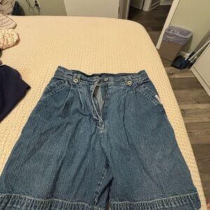 Blue Denim Shorts